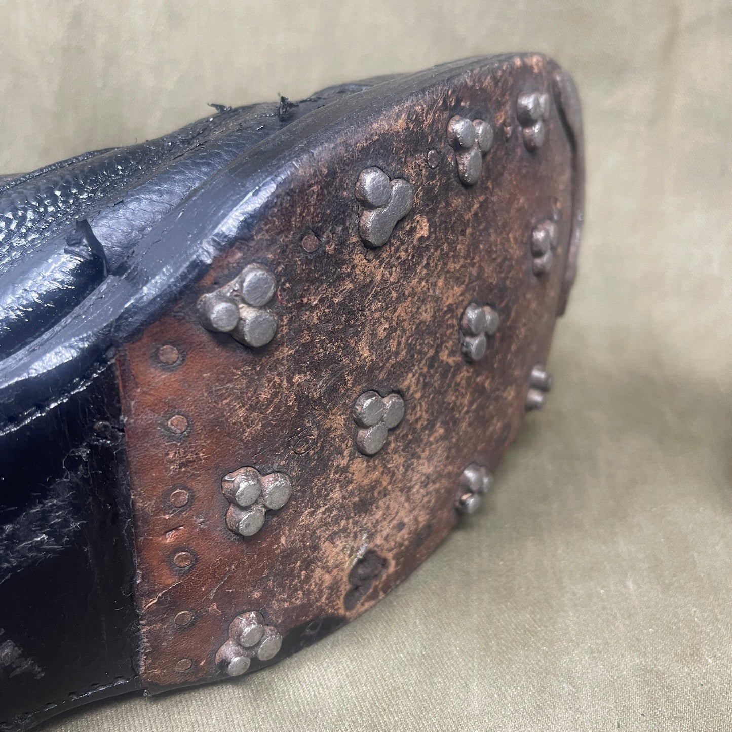 Original British Army Size 9 Pair of 1982 Dated Ammo Boots