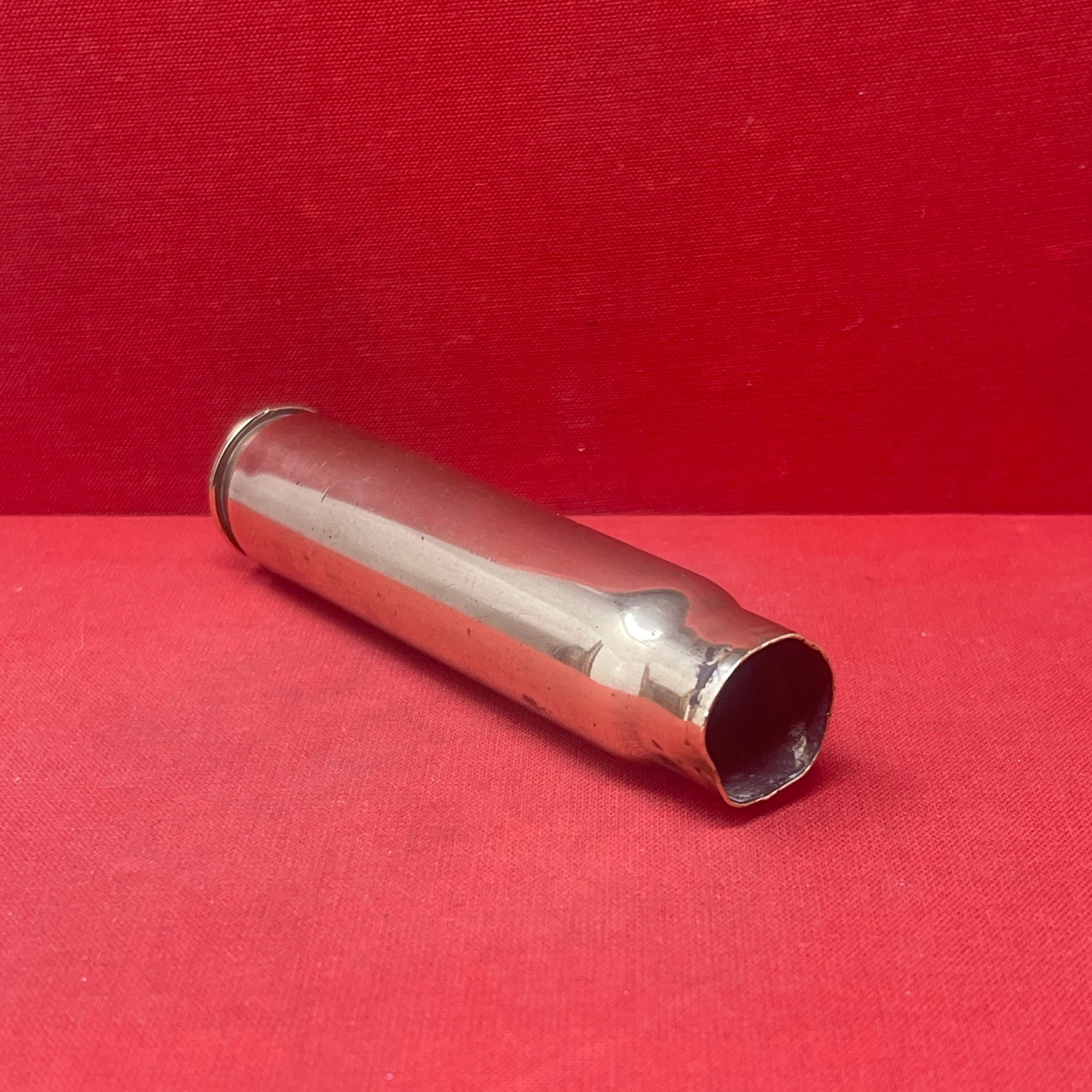This particular 20mm casing was manufactured in  ST - Royal Ordnance Factory, Steeton