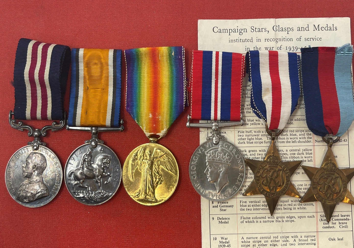 A Great War MM Group 232733 LCpl F A Wilson 1/2 Lond R