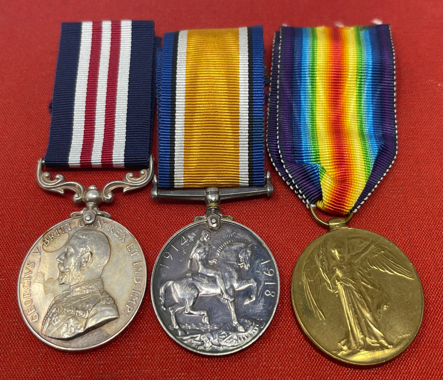 A Great War M.M. Group 459093 Corporal W. Robinson of A Great War M.M. Group 800664 Gunner Bunce of the D/230 Brigade, North Midland Brigade, RFA