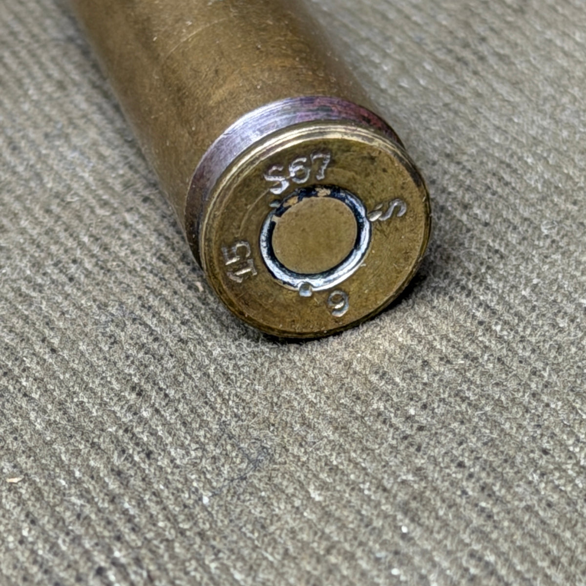 Original WW1 German 7.92mm Mauser Cartridge – 1915 – Spandau – Inert