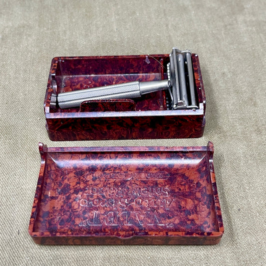 Cased Vintage Valet Auto-Strop Razor