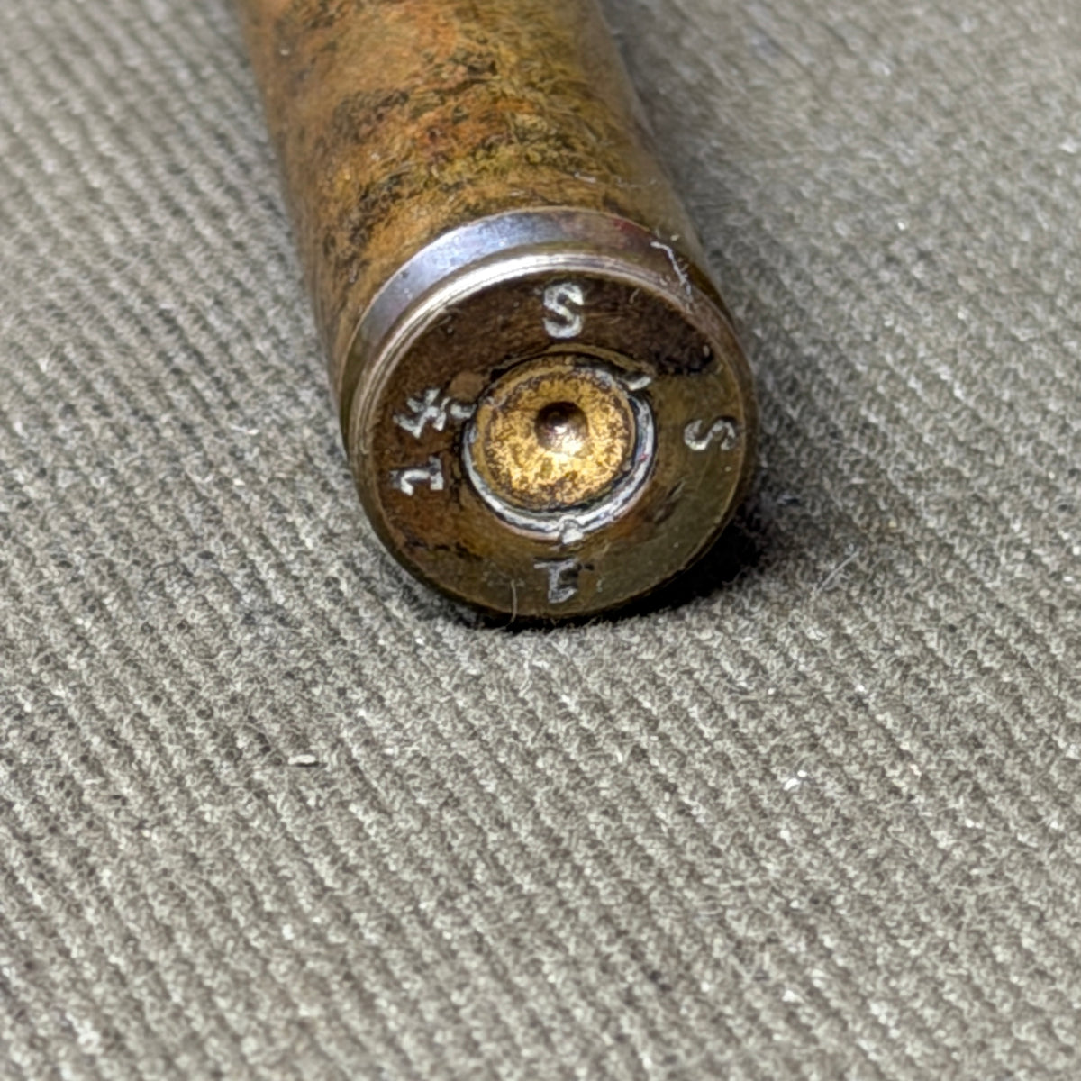 Original Pre-WW1 German 7.92mm Mauser Cartridge – Spandau Arsenal – 1914 – Inert
