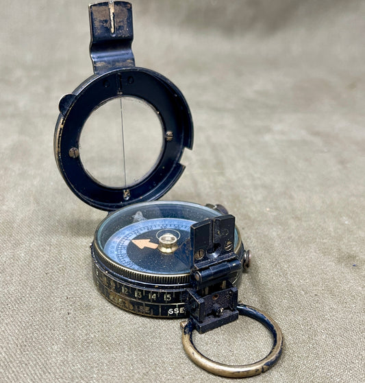 WW2 1939 Dated British Barker & Sons MK IX Brass Compass