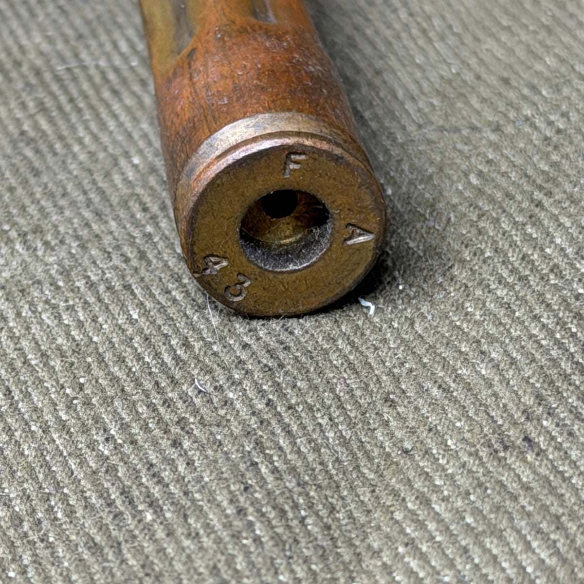 Original WW2 US .30-06 Springfield M1906 Pattern Drill Dummy Cartridge – FA 43 – Frankford Arsenal 1943 – Inert