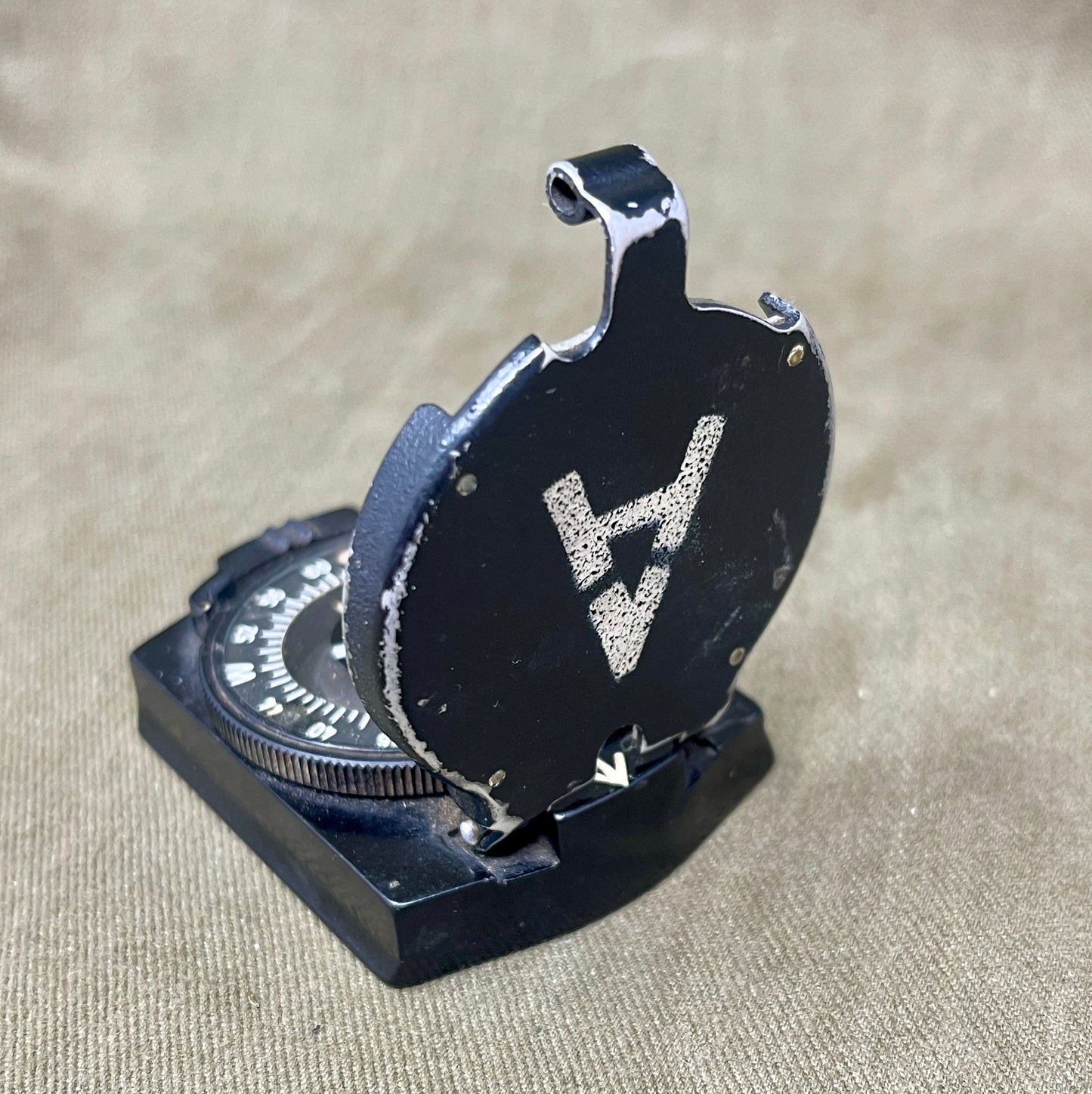 WW2 German Wehrmacht Bakelite Marching Compass – Marked CXN, Original Military Issue