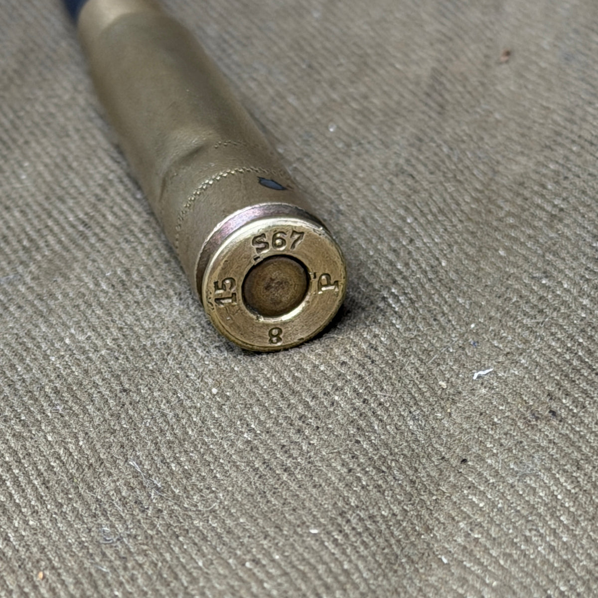 Original WW1 German 7.92mm Mauser Drill Cartridge – P S67 8 15 – August 1915 – Inert