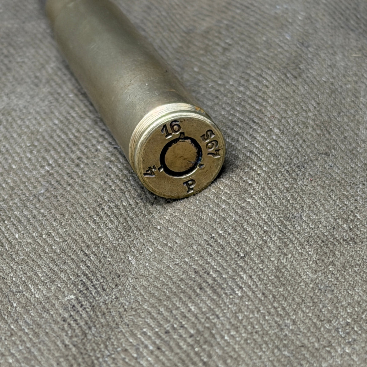 Original WW1 German 7.92mm Mauser Cartridge – P S67 4 16 – April 1916 – Inert