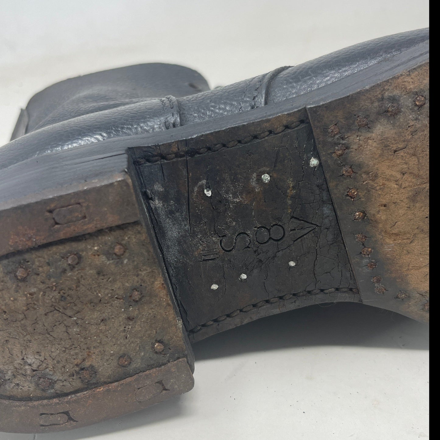 British Army Size 8 Pair of 1943 Dated Ammo Boots