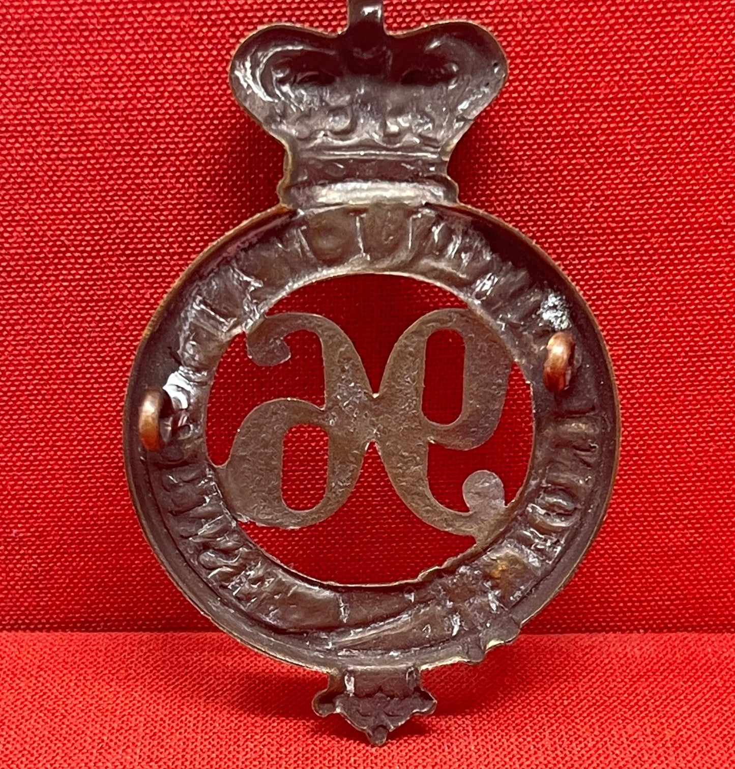 Victorian 96th Manchester Regiment Glengarry Badge