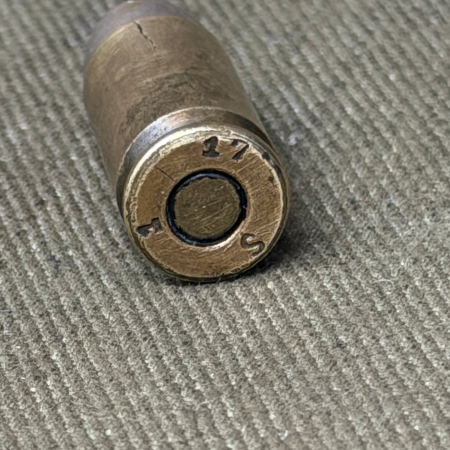 WW1 German 9mm Parabellum P08 – Spandau Jan 1917 – Inert