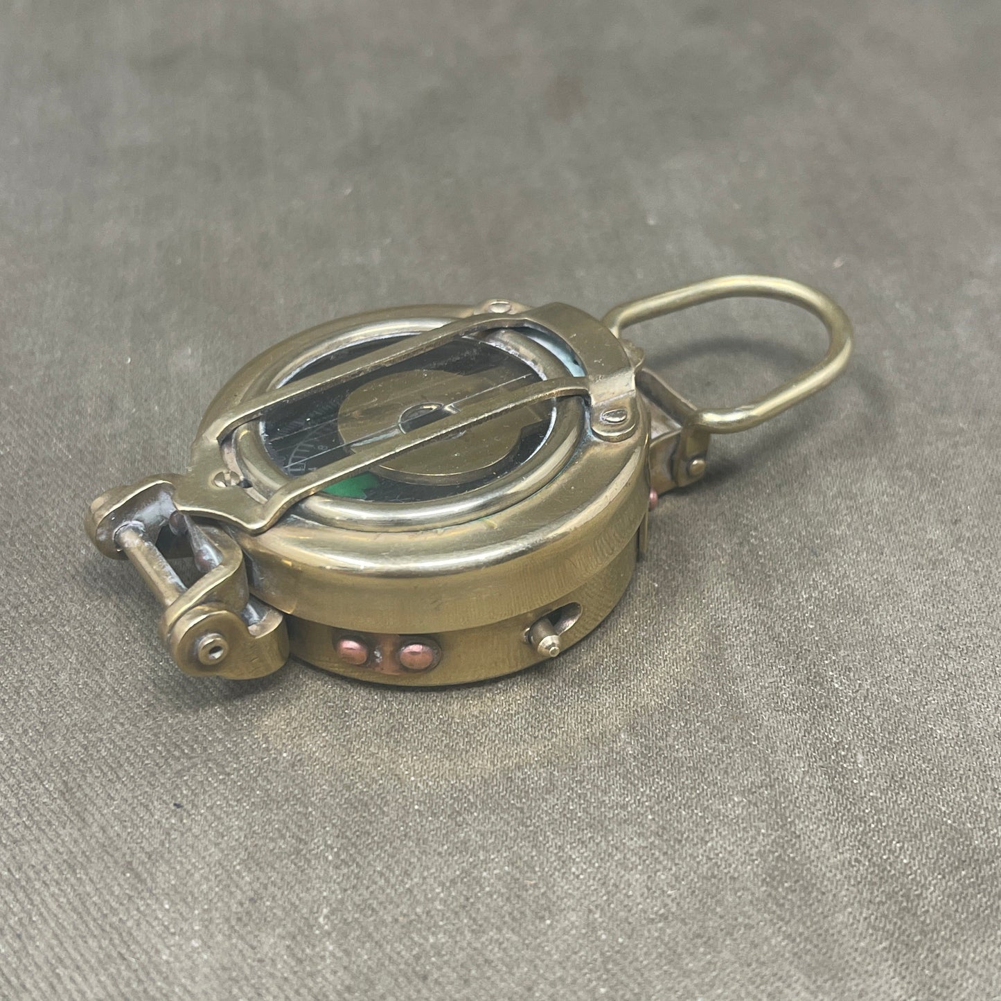 WW1 British Officers Brass Compass by Stanley London