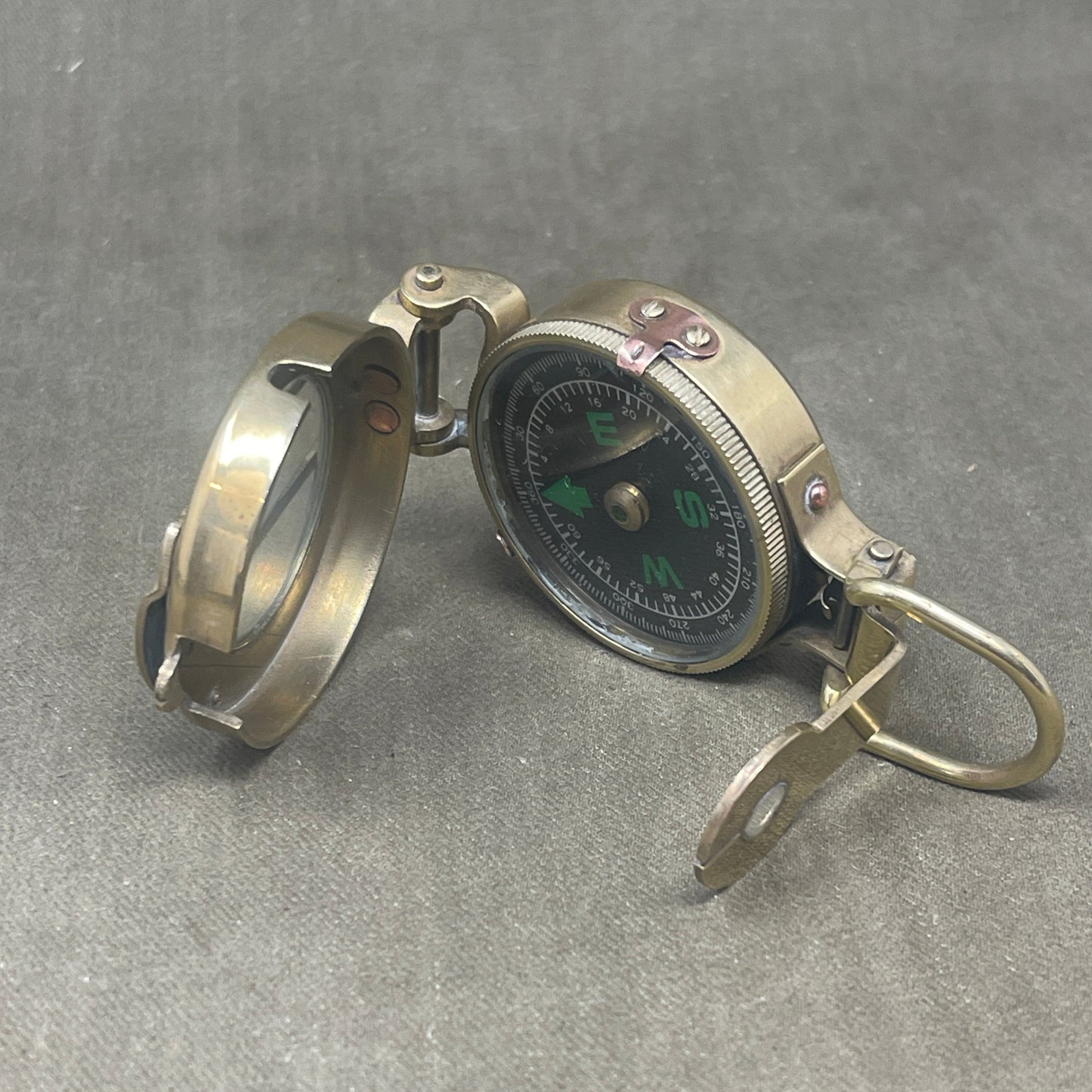 WW1 British Officers Brass Compass by Stanley London