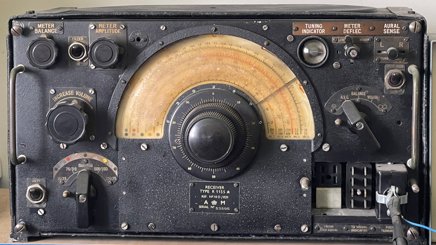 Air Ministry RAF R1155 Receiver Set with Power Supply