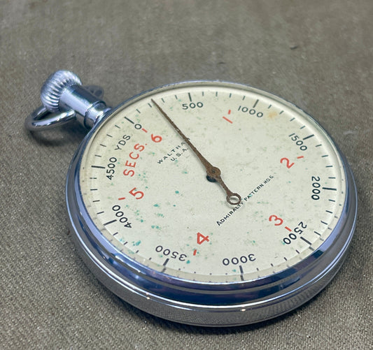 WWII Waltham U.S.A. Admiralty Pattern No.6 ASDIC Stopwatch – Royal Navy Issue