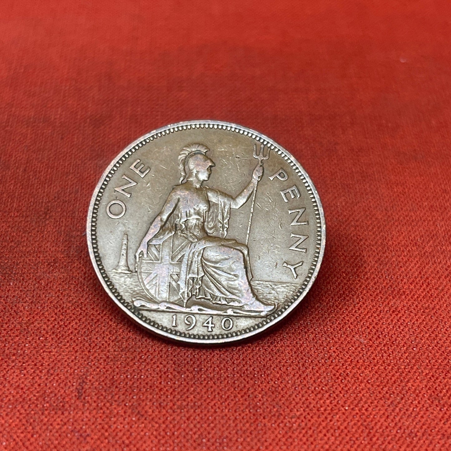 King George V1 WW12 Dated One Penny 1d Coins 1935-1948