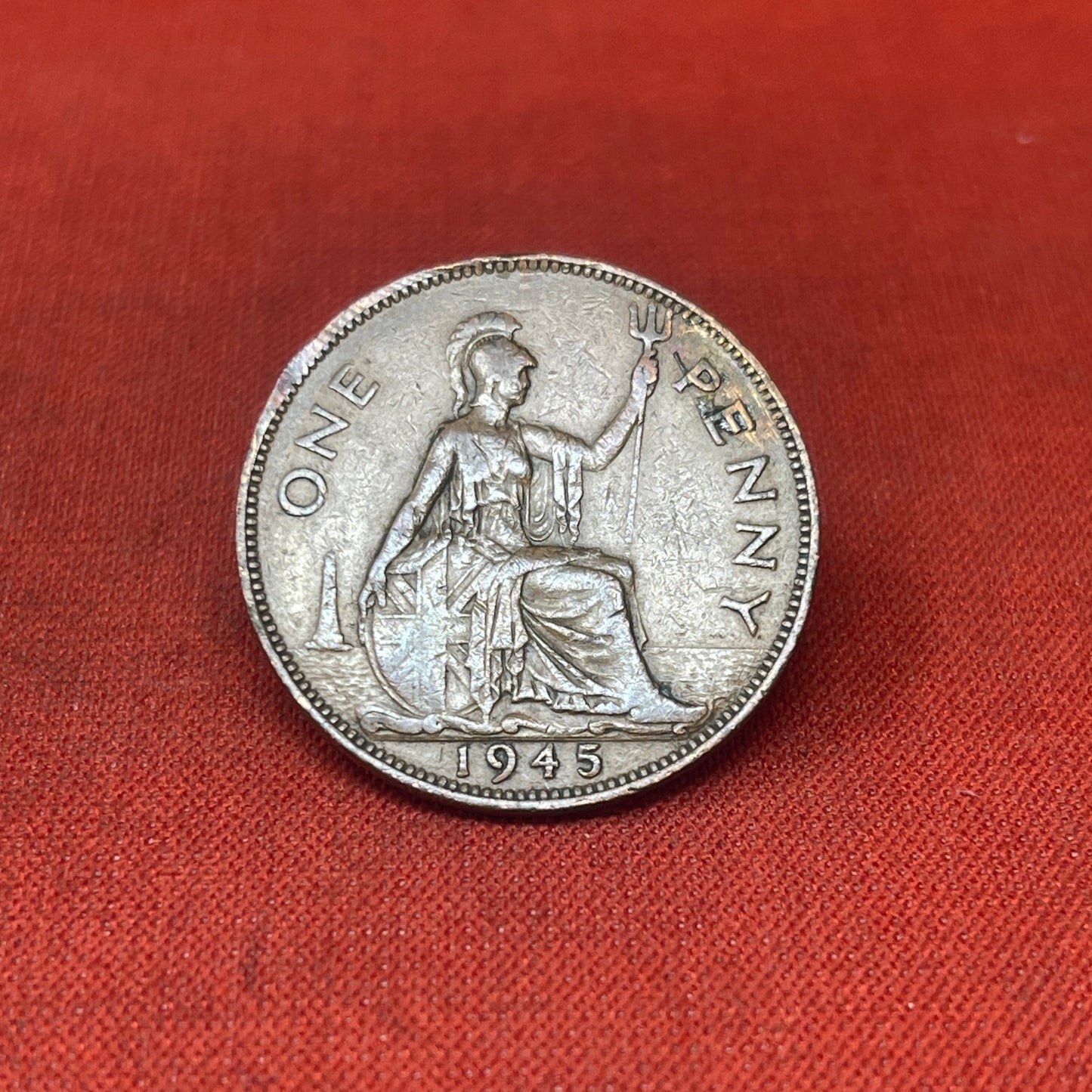 King George V1 WW12 Dated One Penny 1d Coins 1935-1948