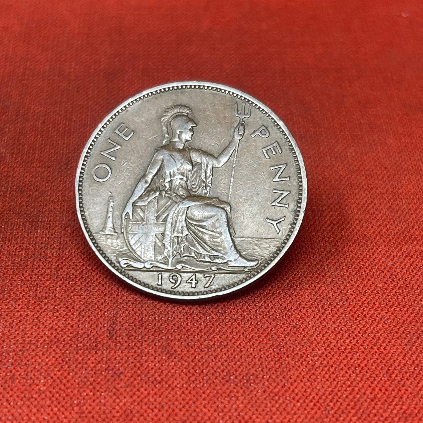 King George V1 WW12 Dated One Penny 1d Coins 1935-1948