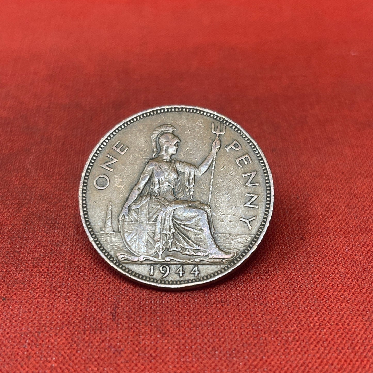King George V1 WW12 Dated One Penny 1d Coins 1935-1948