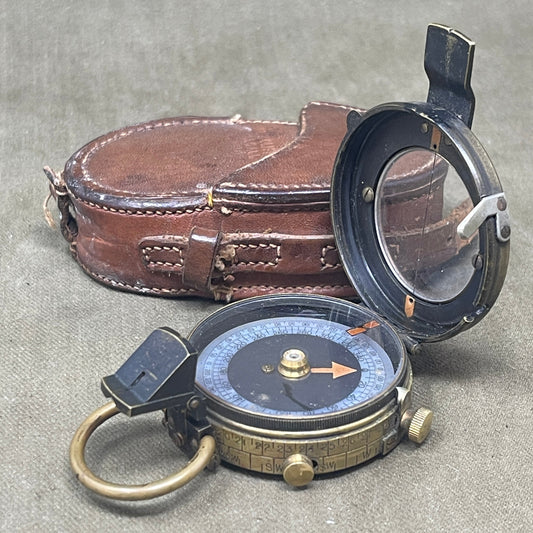 WWI British Verner’s Patent Marching Compass – 1918 F-L  No. 128290