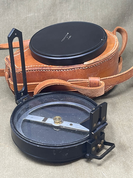British Artillery Prismatic Compass by Francis Barker & Son.