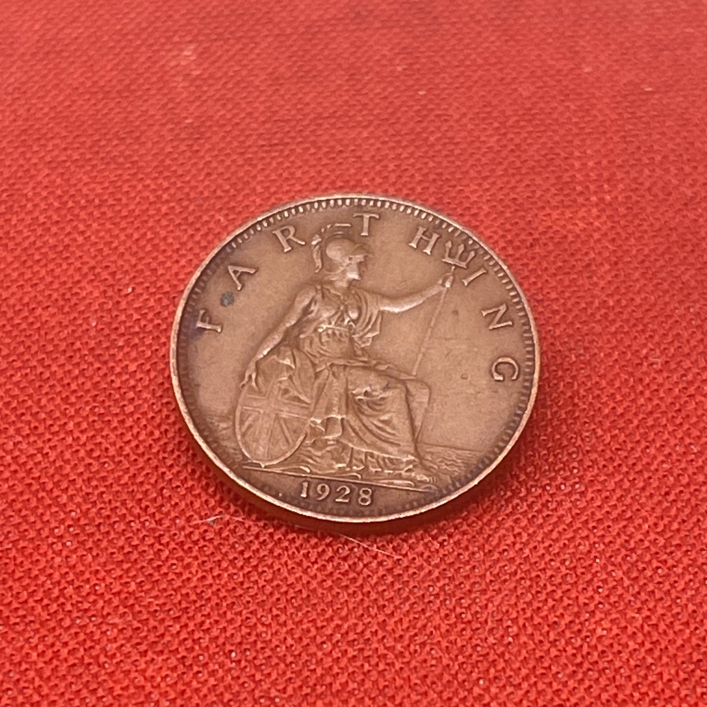 King George V Farthing 1928