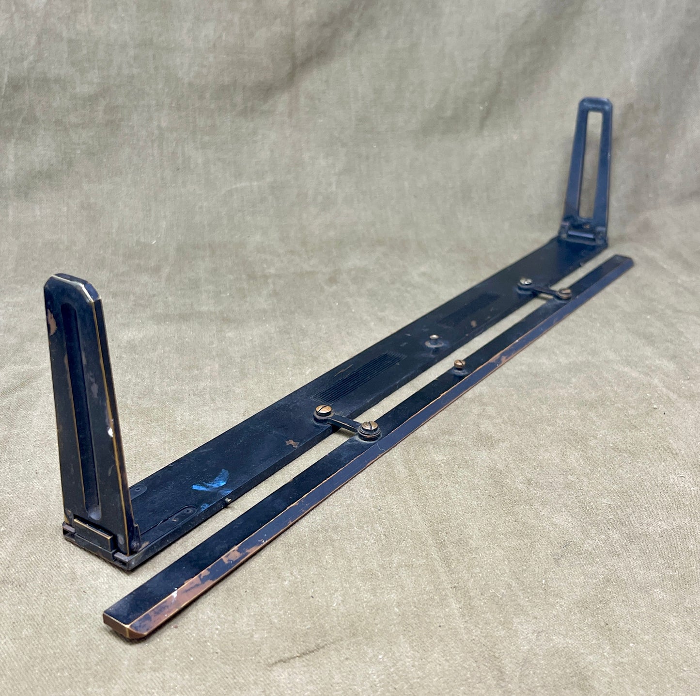 Military Alidade with Parallel MKII Rule with case