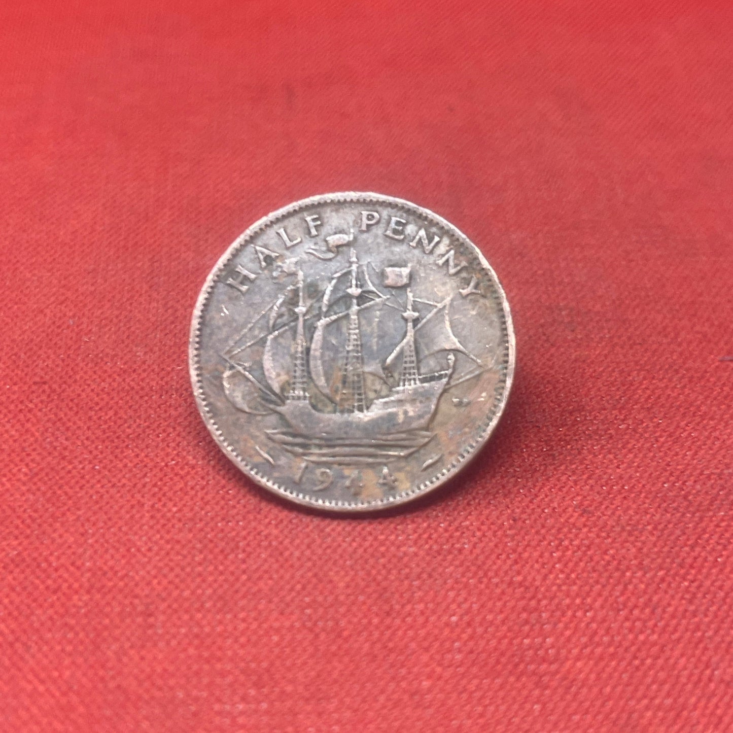 King George VI 1942 Half Penny