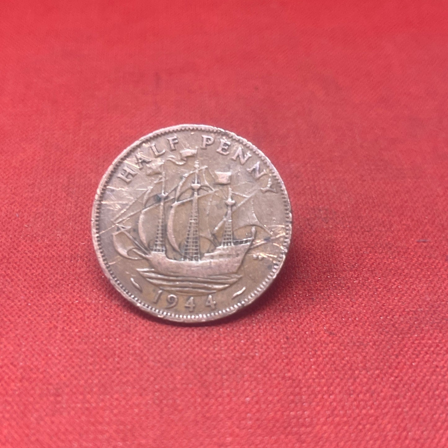 King George VI 1942 Half Penny