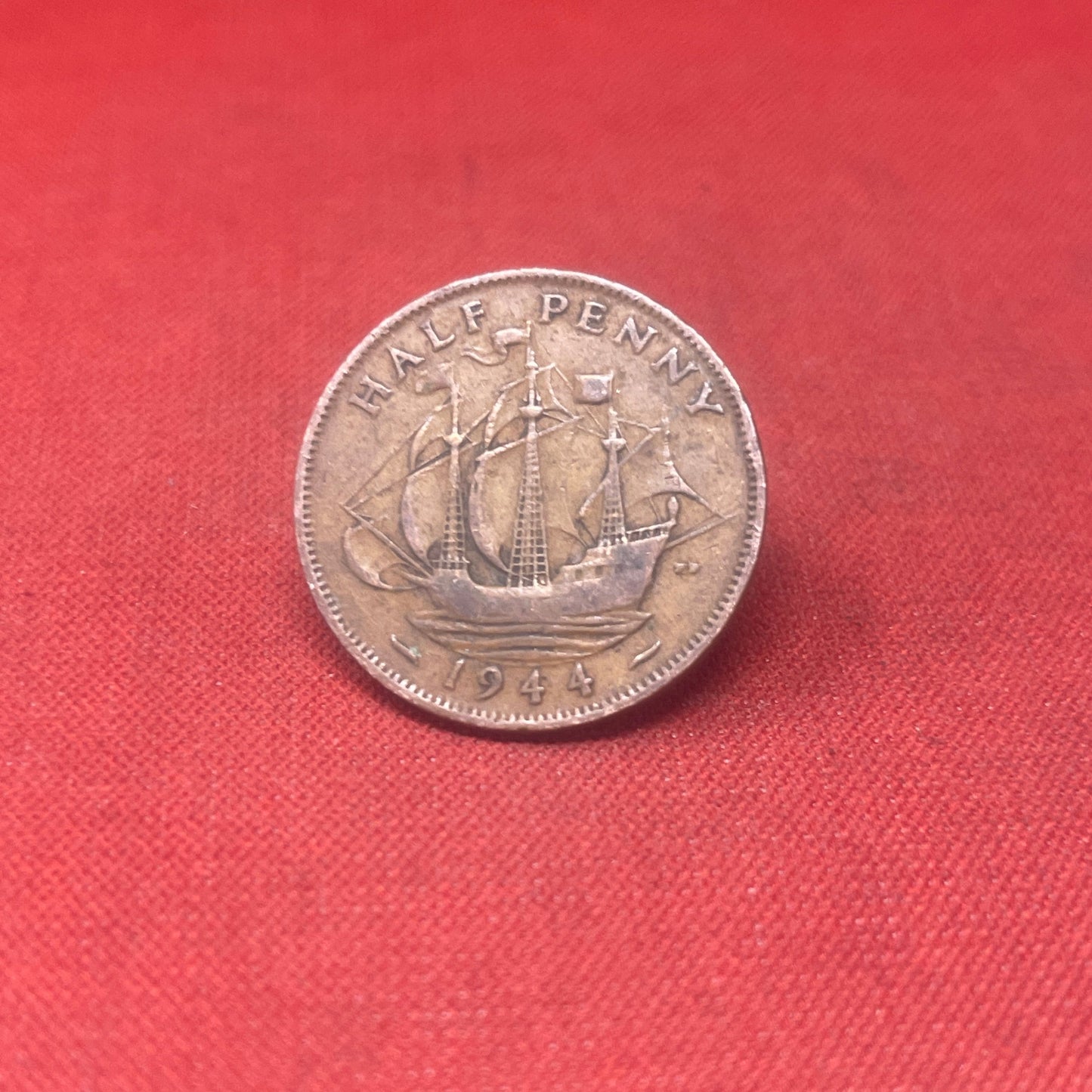 King George VI 1942 Half Penny