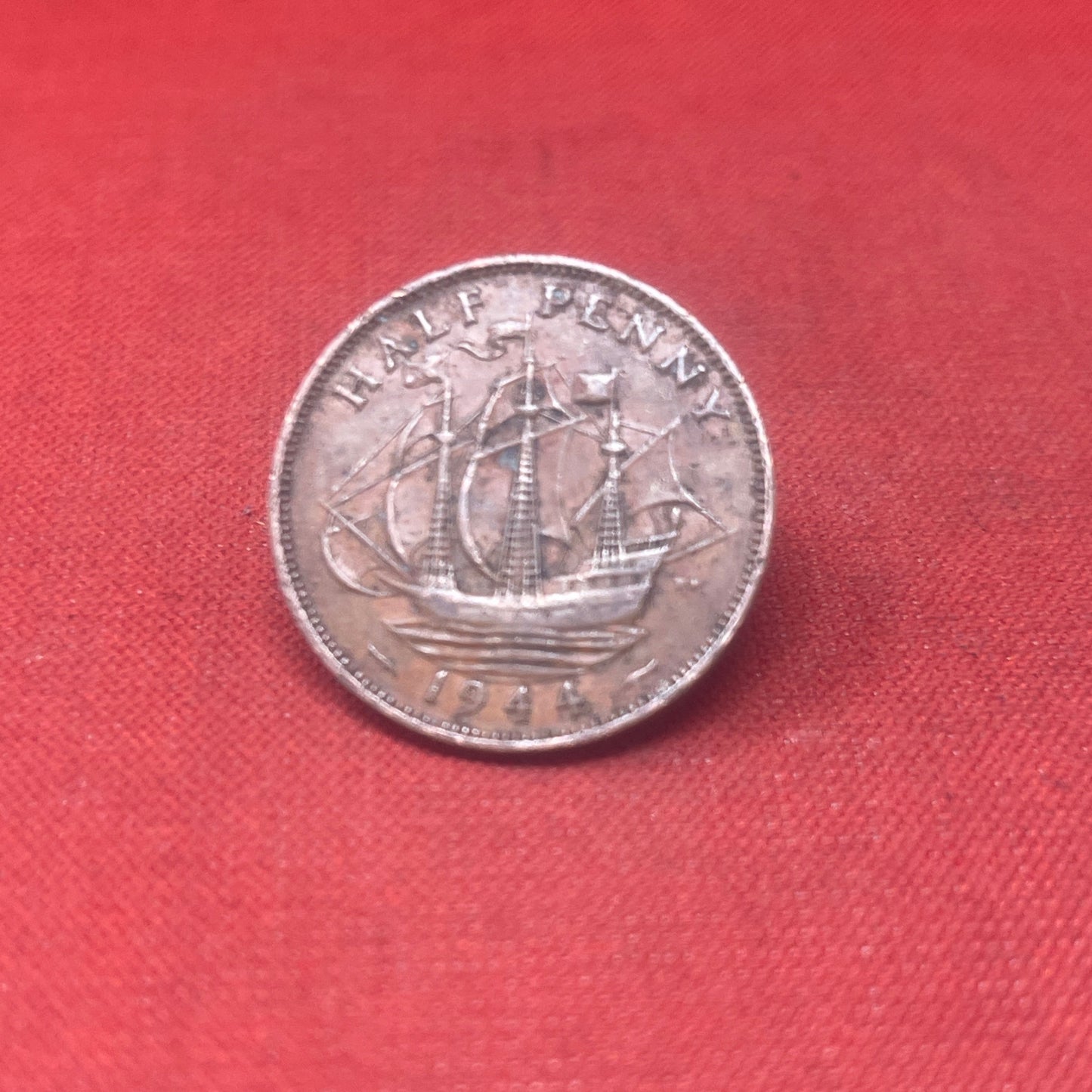 King George VI 1942 Half Penny