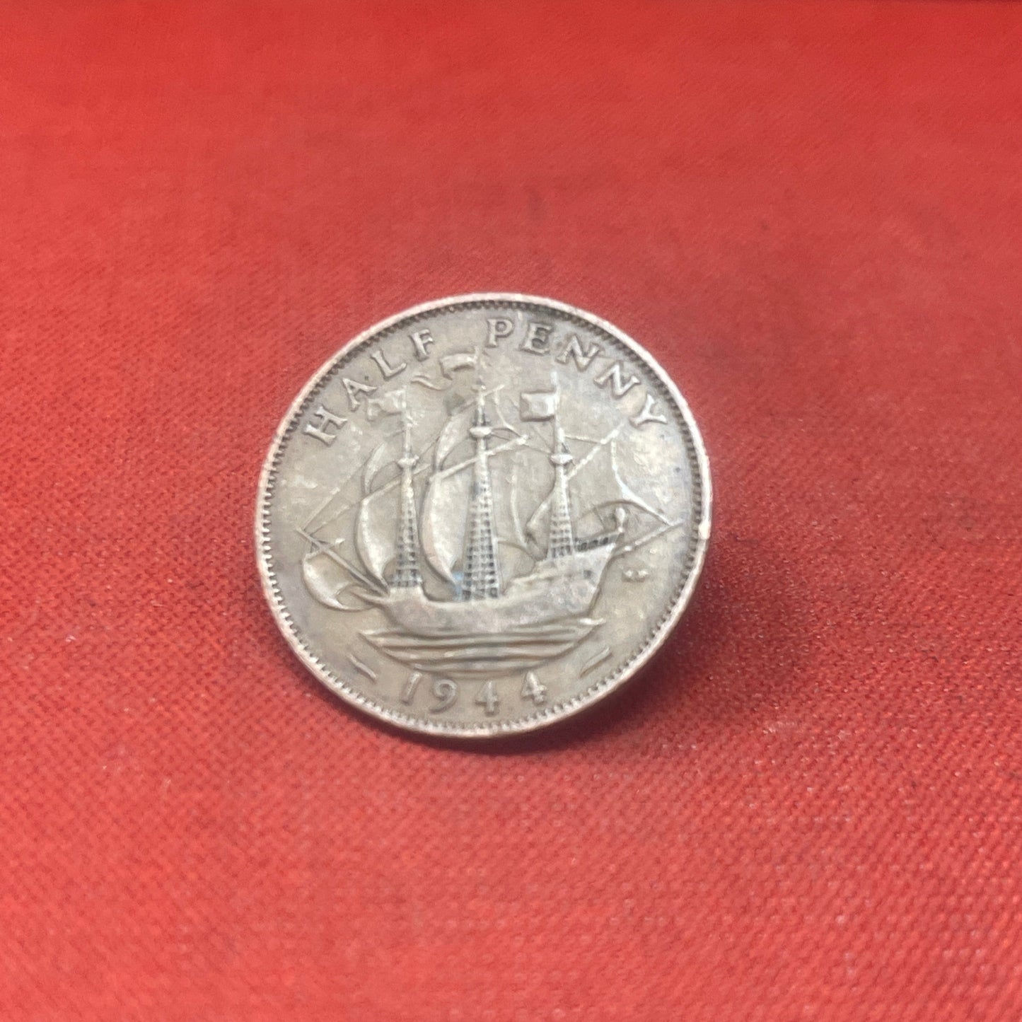 King George VI 1942 Half Penny