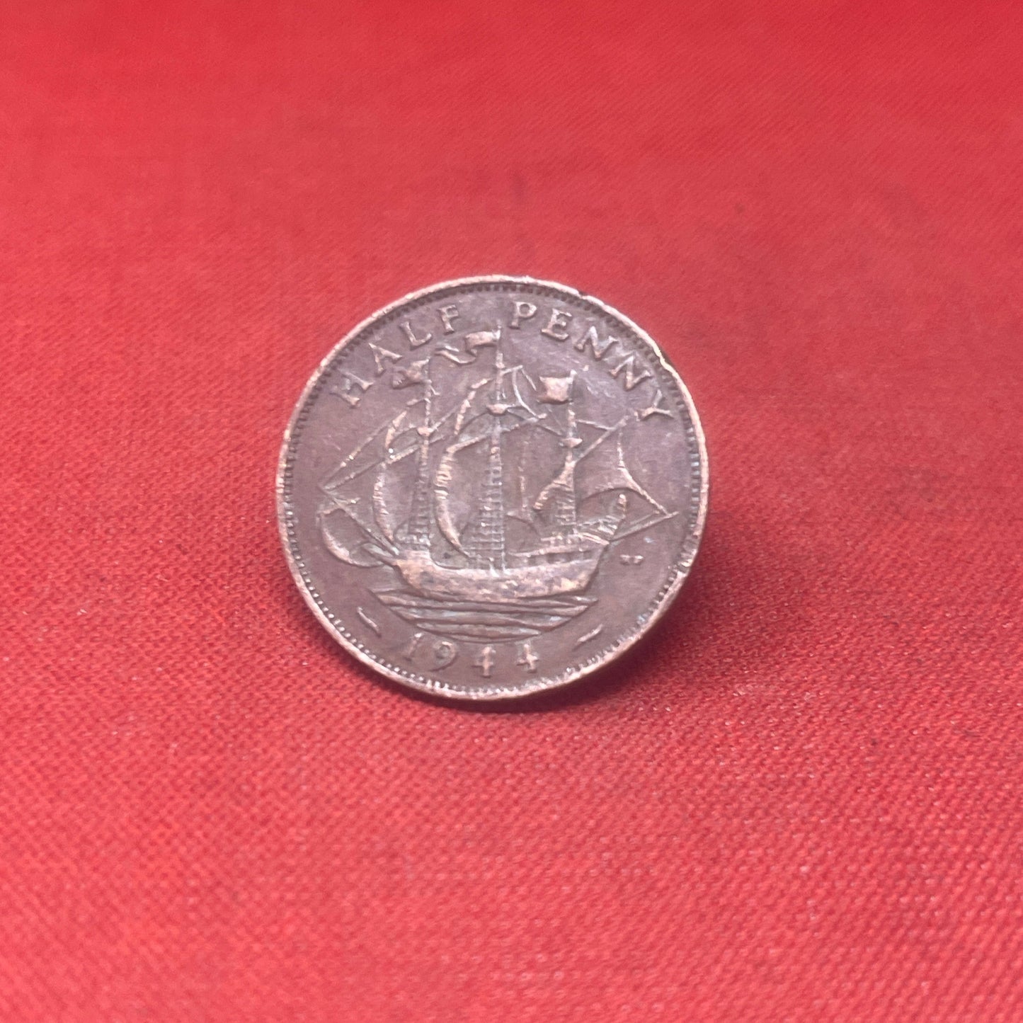 King George VI 1942 Half Penny