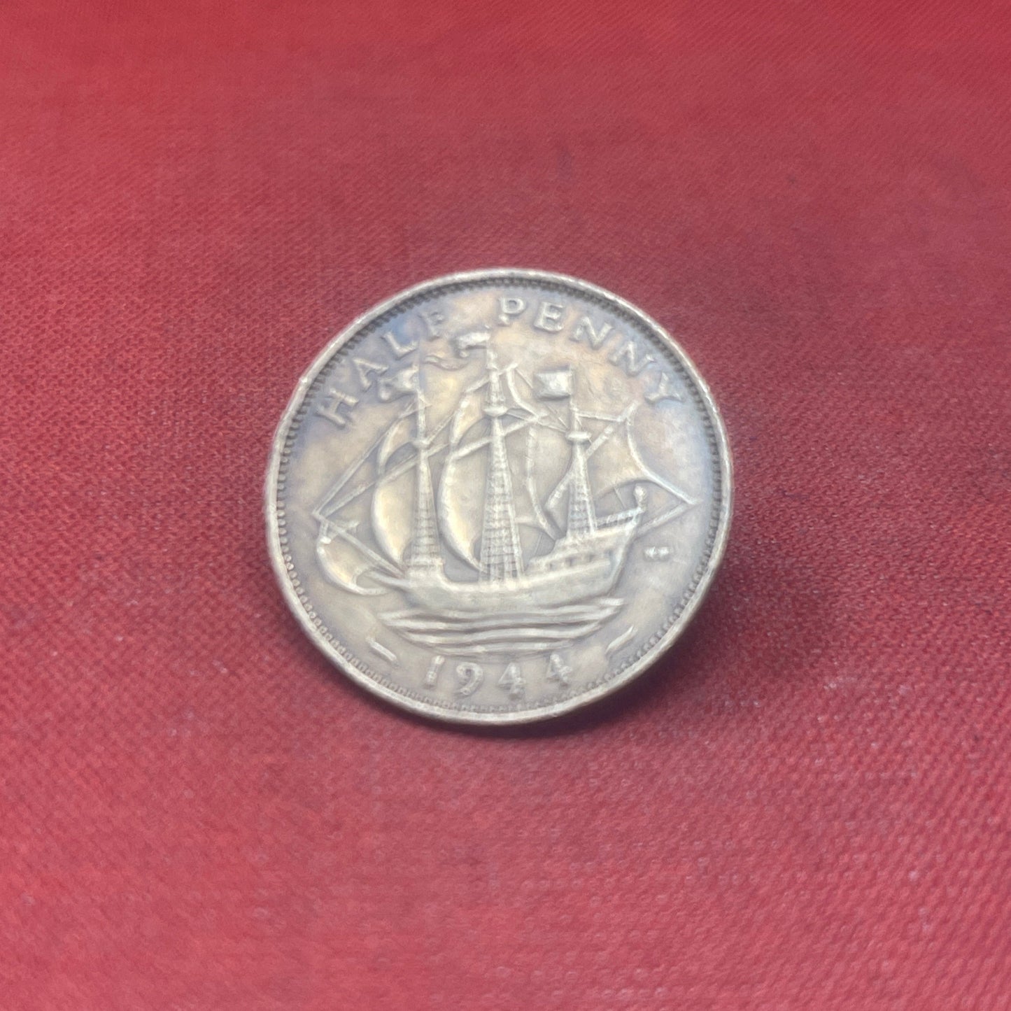 King George VI 1942 Half Penny