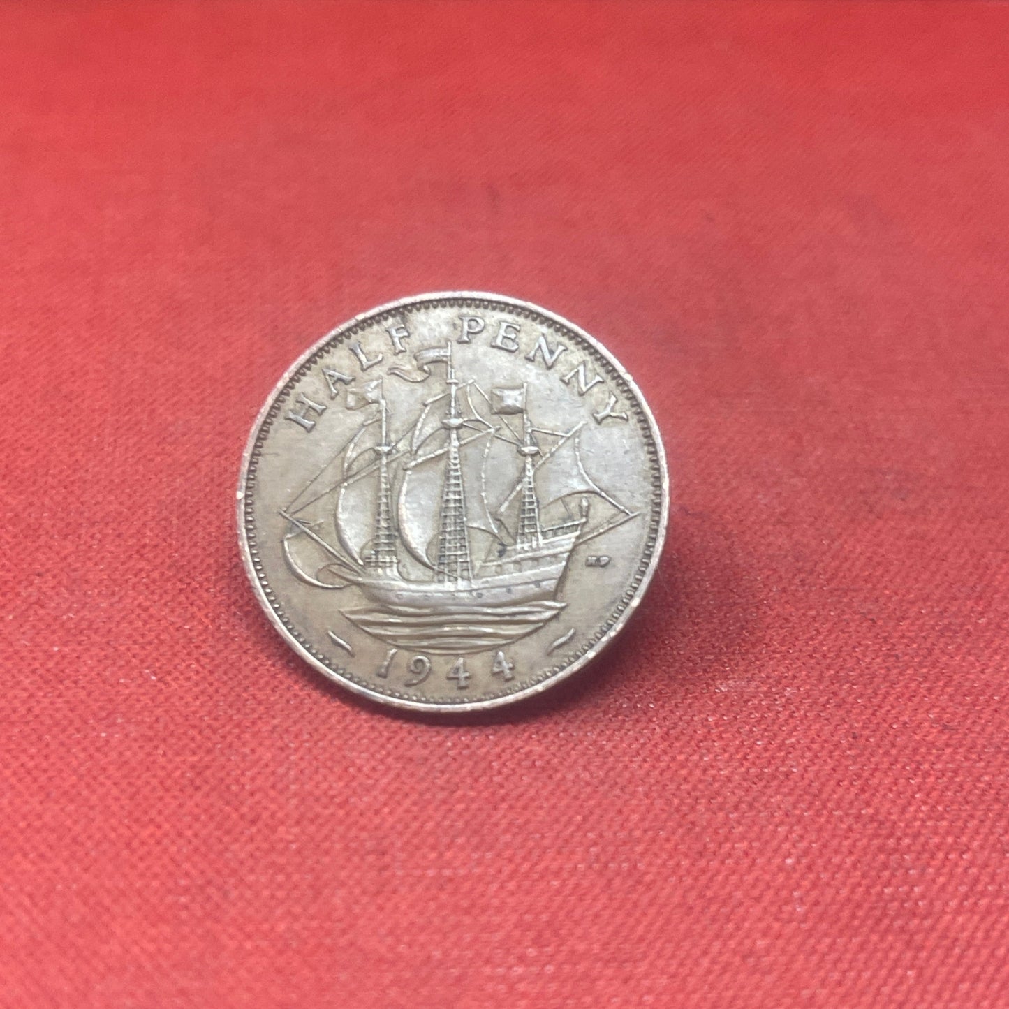 King George VI 1942 Half Penny