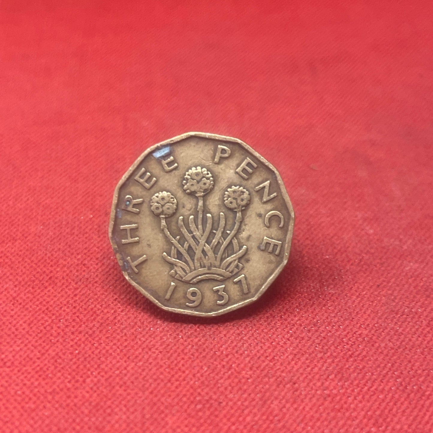 King George VI 1937 Threepence Coin