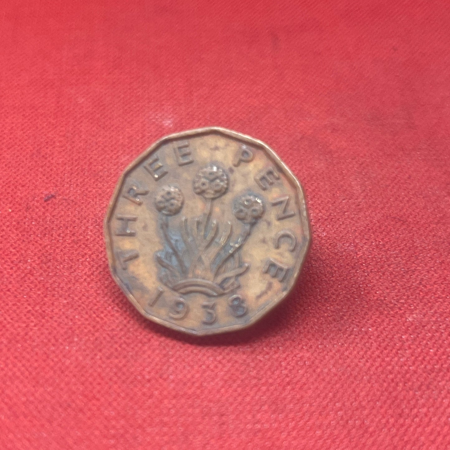 King George VI 1937 Threepence Coin
