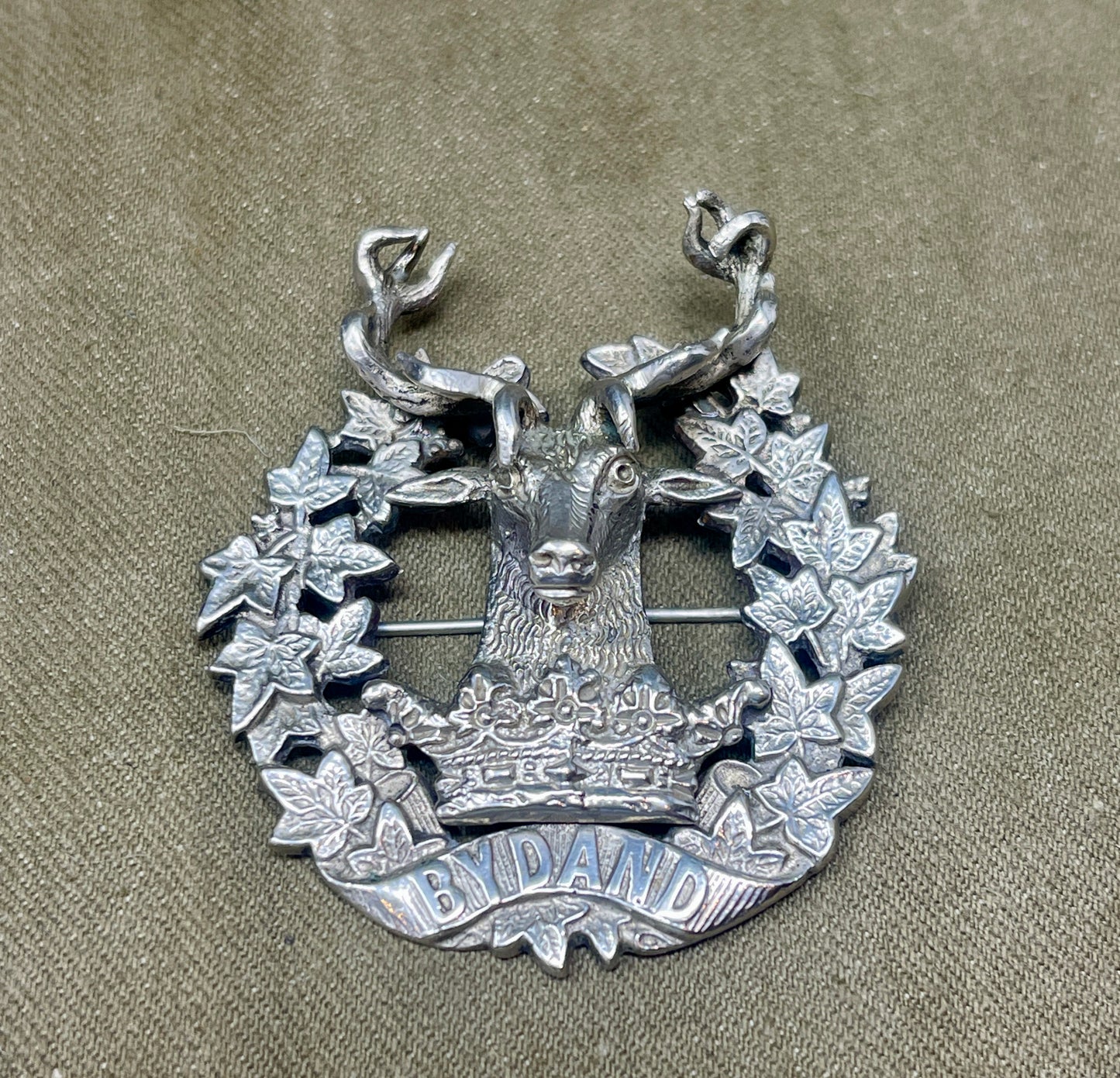 Gordon Highlanders Regiment Officer's Cap Badge