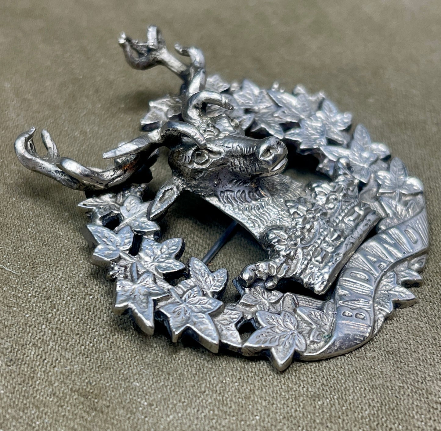 Gordon Highlanders Regiment Officer's Cap Badge
