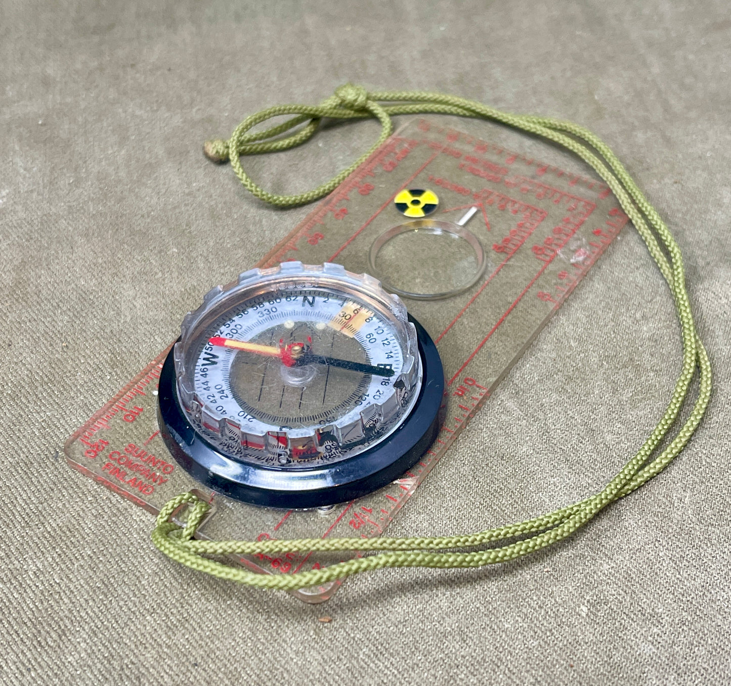 Military Issue Silva Compass with Lanyard