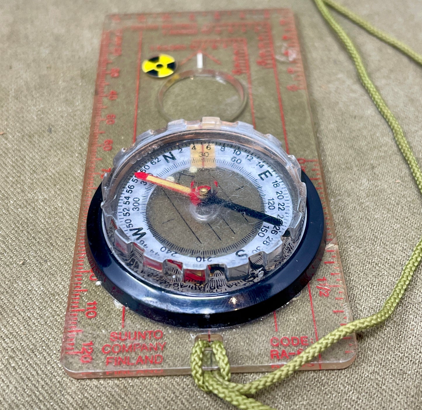 Military Issue Silva Compass with Lanyard