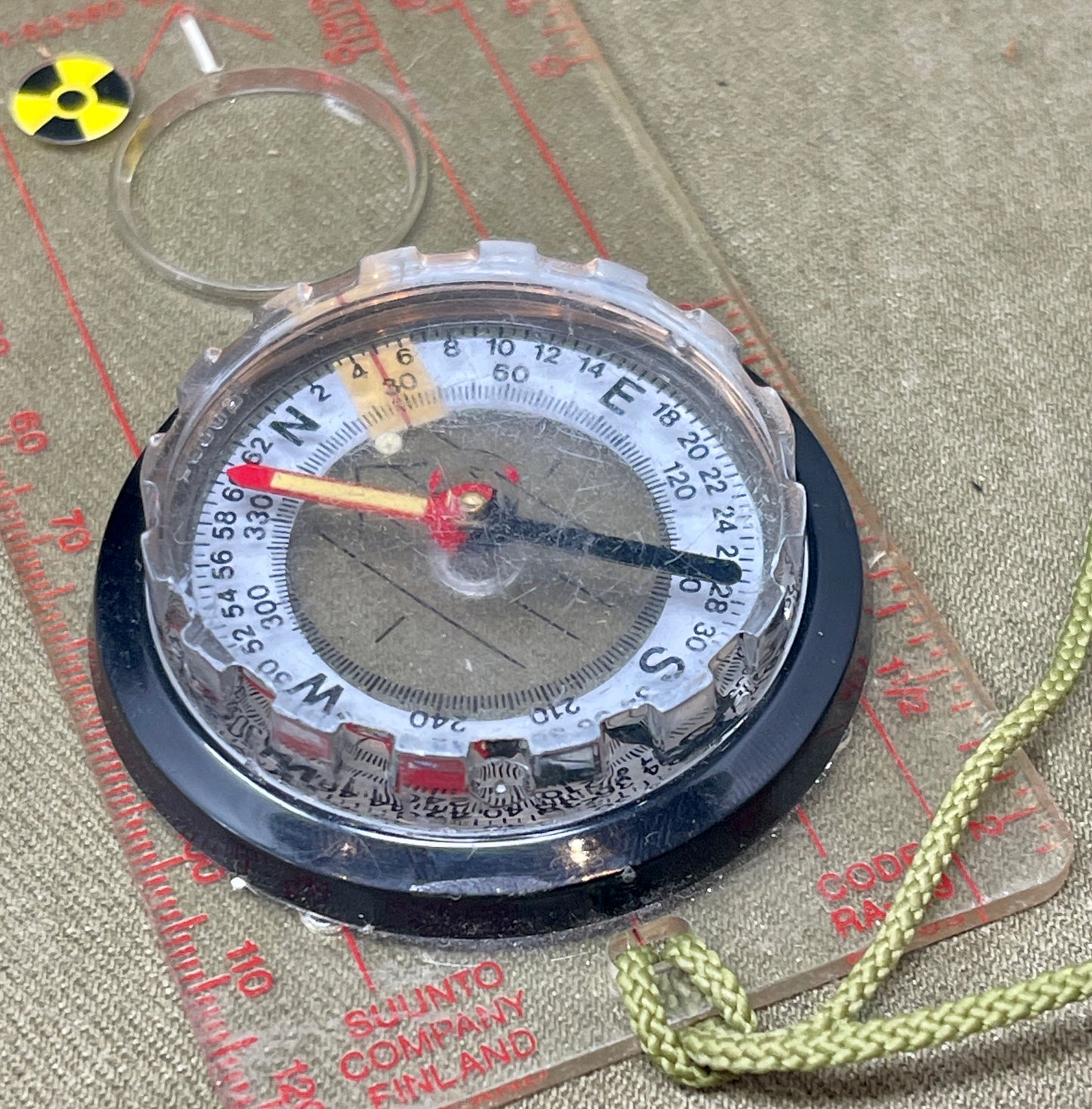 Military Issue Silva Compass with Lanyard