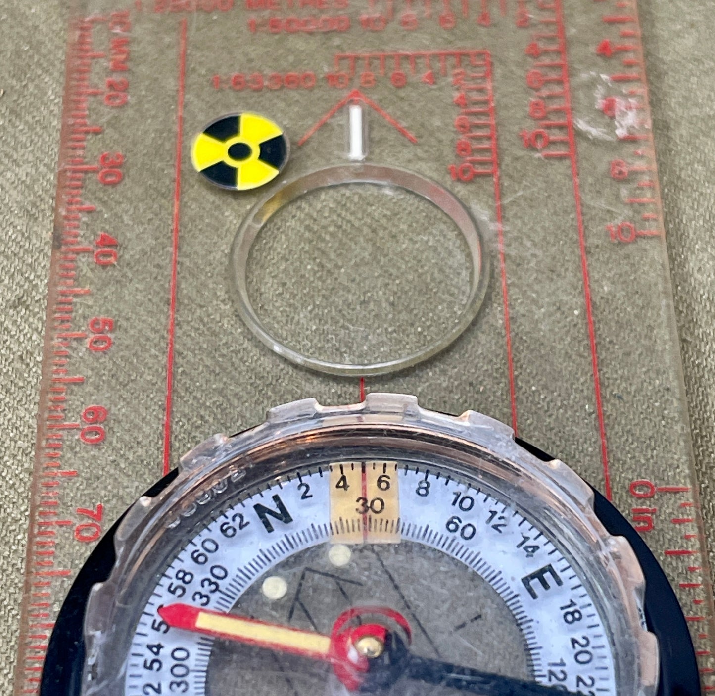 Military Issue Silva Compass with Lanyard