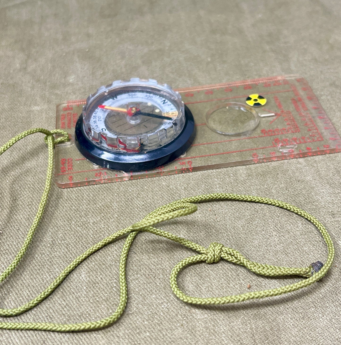 Military Issue Silva Compass with Lanyard