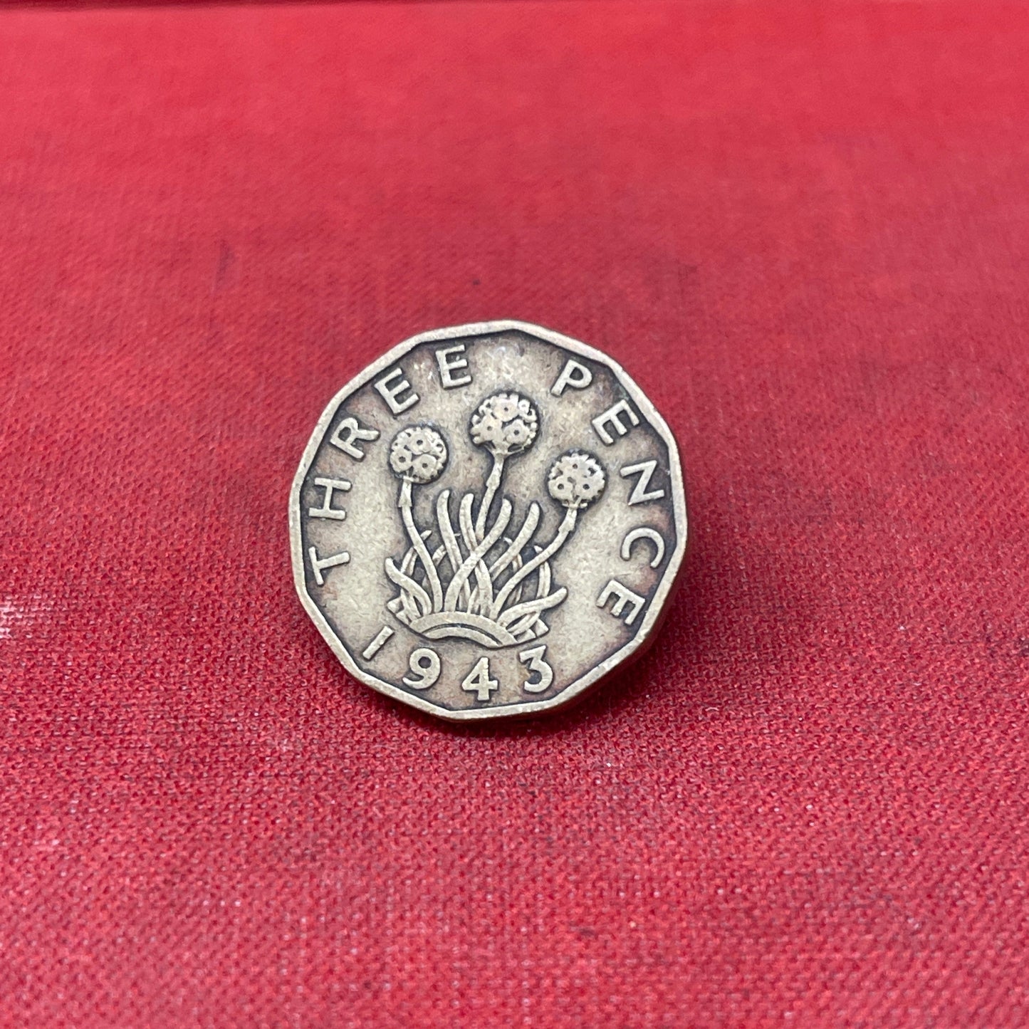 King George VI 1943 Threepence Coin