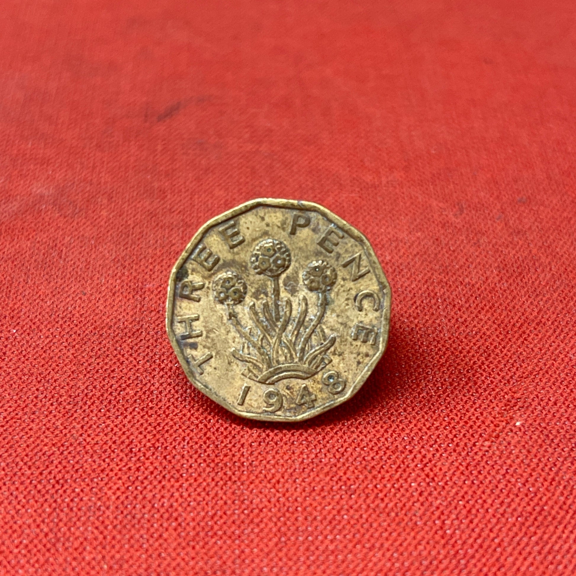 King George VI 1948 Threepence Coin