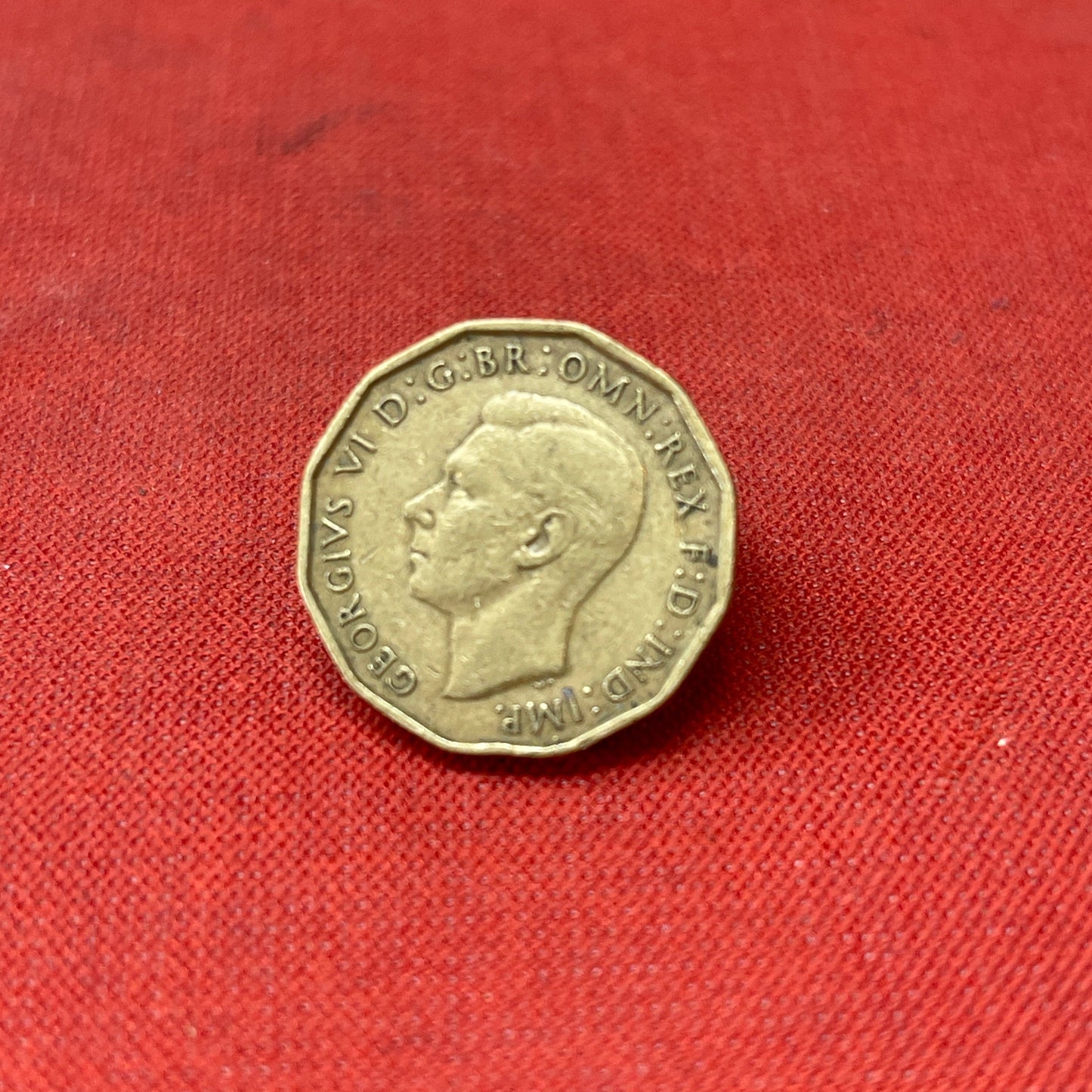 King George VI 1948 Threepence Coin