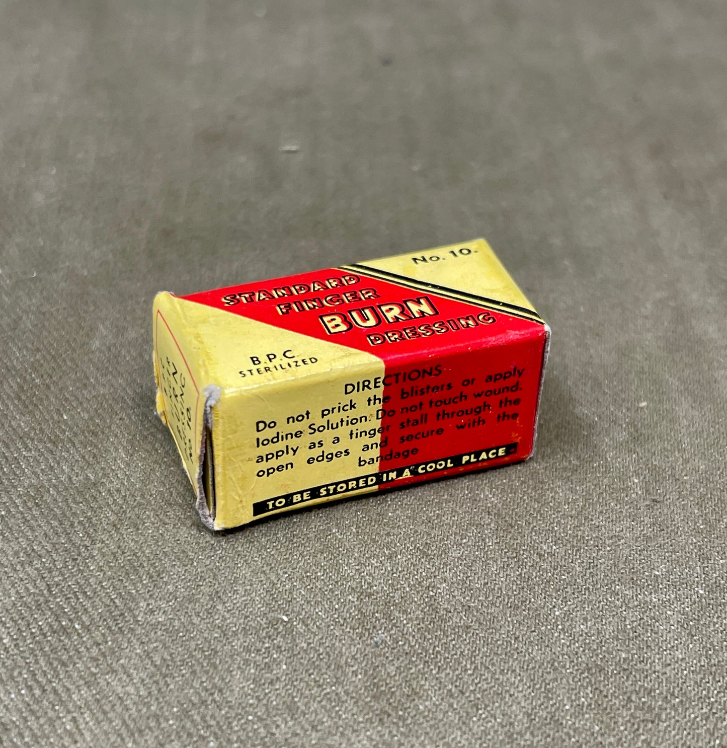 No 10 Standard Finger Burn Dressing B.P.C Robinson & Son