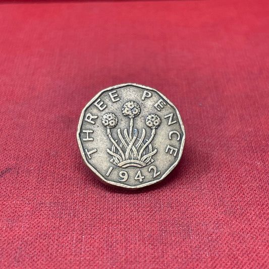 King George VI 1942  Threepence Coin