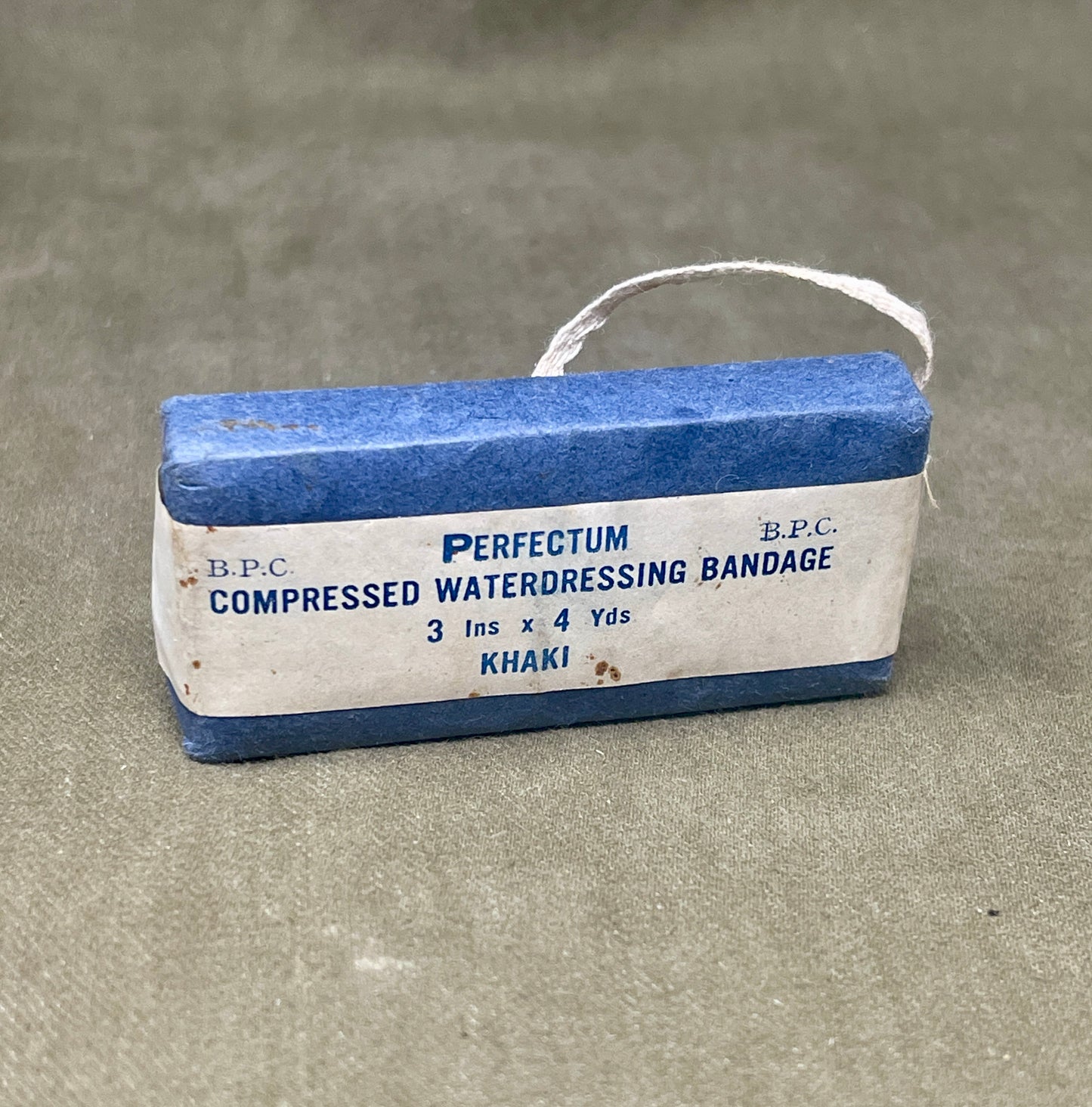 Perfectum B.P.C Compressed Waterdressing Bandage – 3" x 4 Yds Khaki